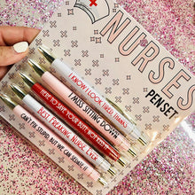 Load image into Gallery viewer, Funny Nurses Ballpoint Pens Set(set of 5)