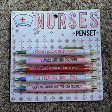 Load image into Gallery viewer, Funny Nurses Ballpoint Pens Set(set of 5)