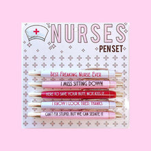 Load image into Gallery viewer, Funny Nurses Ballpoint Pens Set(set of 5)