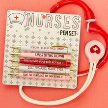 Load image into Gallery viewer, Funny Nurses Ballpoint Pens Set(set of 5)