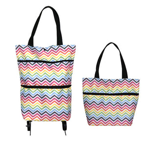 Shopping bag folding green bag