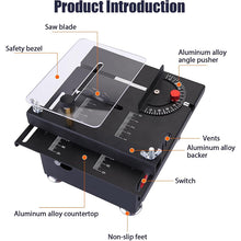 Load image into Gallery viewer, SAKER® Mini Multi-Functional Table Saw