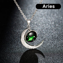 Load image into Gallery viewer, Zodiacal Type Moon Necklace