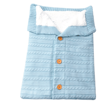 Load image into Gallery viewer, Baby knit button sleeping bag