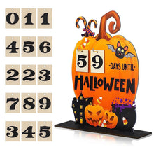 Load image into Gallery viewer, Halloween Wooden Advent Calendar