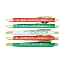 Load image into Gallery viewer, 5pcs Christmas Multicolor Ballpoint Pens