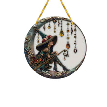 Load image into Gallery viewer, 🧙‍♀️Beautiful Witch - Personalized Witch Window Hanging Suncatcher Ornament