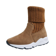 Load image into Gallery viewer, Women's Wool Platform Boots
