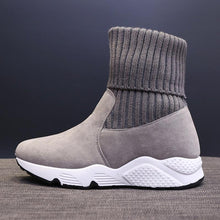 Load image into Gallery viewer, Women's Wool Platform Boots