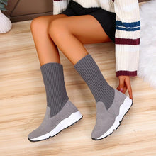 Load image into Gallery viewer, Women's Wool Platform Boots