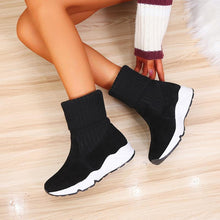 Load image into Gallery viewer, Women's Wool Platform Boots