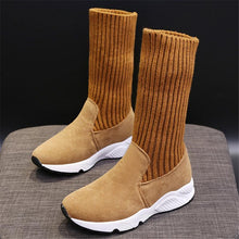 Load image into Gallery viewer, Women's Wool Platform Boots