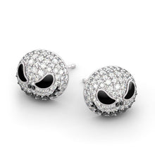 Load image into Gallery viewer, Jack Skull Metal Skull Earrings