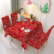 Load image into Gallery viewer, Christmas Tablecloth Chair Cover Decoration