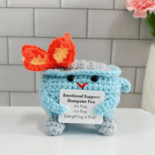 Load image into Gallery viewer, Saker Crochet Dumpster Raging Fire