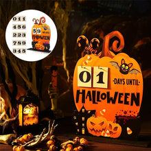 Load image into Gallery viewer, Halloween Wooden Advent Calendar