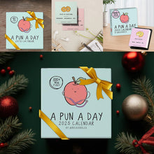 Load image into Gallery viewer, 2025 A Pun A Day Desktop Calendar