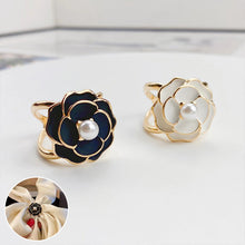 Load image into Gallery viewer, Delicate Camellia Scarf Buckle