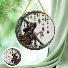 Load image into Gallery viewer, 🧙‍♀️Beautiful Witch - Personalized Witch Window Hanging Suncatcher Ornament