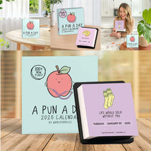 Load image into Gallery viewer, 2025 A Pun A Day Desktop Calendar