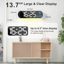 Load image into Gallery viewer, Saker Multi Functional LED Display Clock
