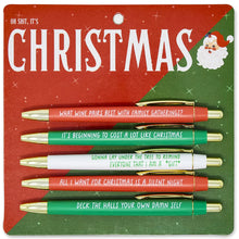 Load image into Gallery viewer, 5pcs Christmas Multicolor Ballpoint Pens