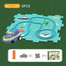 Load image into Gallery viewer, 🧩Children's Educational Puzzle Track Car Play Set🧩